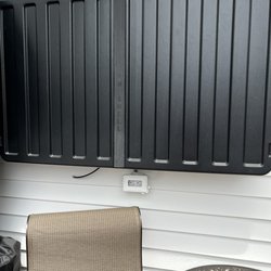 Kenneth Marshall Electric - Outdoor Storm box wit TV , electrical and cable