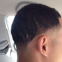 The tight "fade" I got at this place The tight "fade" I got at this place