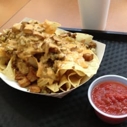 Blaze'n Burrito - Large beef nachos is really huge