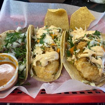 Mangonadas Mexican Kitchen - Tacos shrimp carne asada. - Mexican Near Me - Tampa, Florida Mangonadas Mexican Kitchen - Tacos shrimp carne asada. - Mexican Near Me - Tampa, Florida