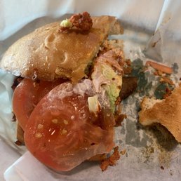 Torta with breaded steak and chorizo. Torta with breaded steak and chorizo.