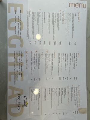 Menu photo 5 Egghead Sando Cafe Santa Clara, CA Menu photo 5 Egghead Sando Cafe Santa Clara, CA