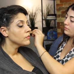 Hollywood Makeup School And Permanent Makeup Academy - Class activity at Hollywood Makeup School