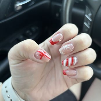BABY Nail Bar - Miami - Christmas nails by Scarlet - Waxing Near Me - Miami, Florida