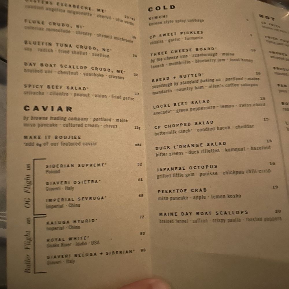 Menu Menu