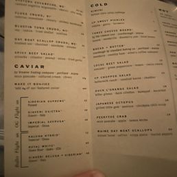 Menu Menu