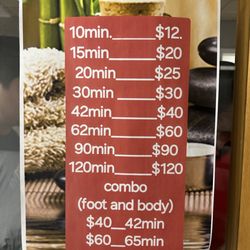 Bay Area Pain Care - Price list as of 1/2/25