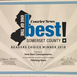 New Start Consignments - Readers Choice Awards "Best of the Best" 2018