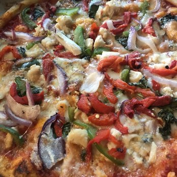 Blaze Pizza - Chicken and veggie pizza - Salad Near Me - Roseville, California