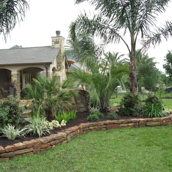 Bayside Landscape Services - Rock Border, Landscape - Landscaping Near Me - Houston, Texas
