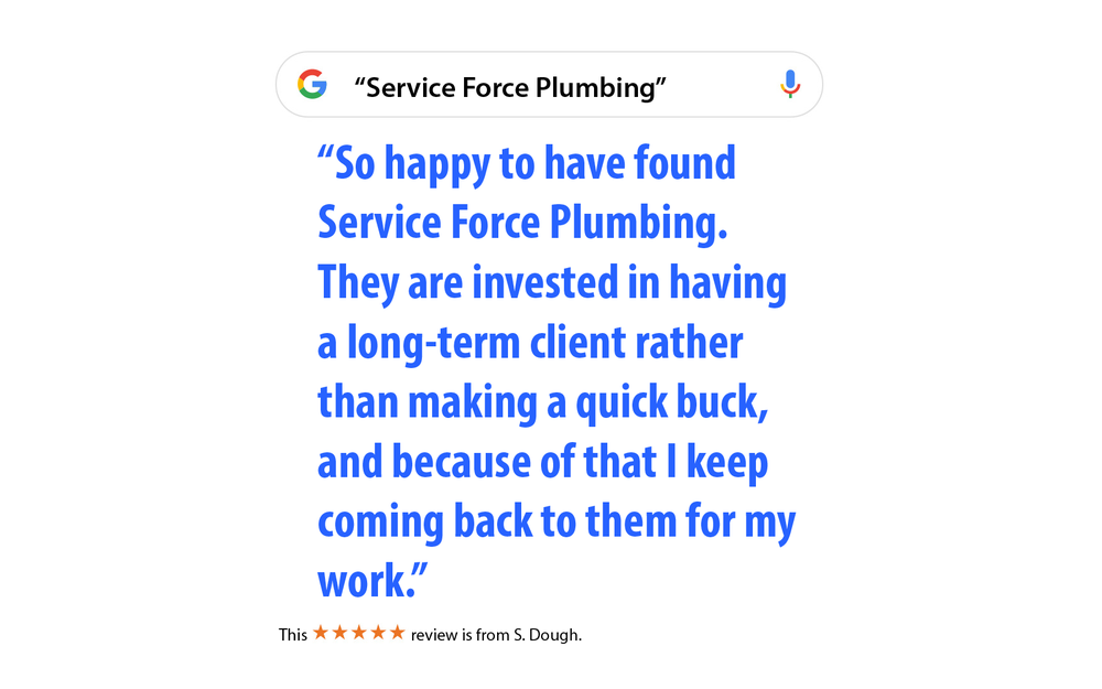 Slide of Service Force Plumbing
