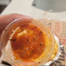 Good Vibes Pizza - Side of marinara for the fried zucchini