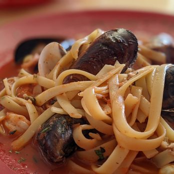 Capricio's - a plate of pasta with musselling and clams - Pizza Near Me - Smoketown, Pennsylvania