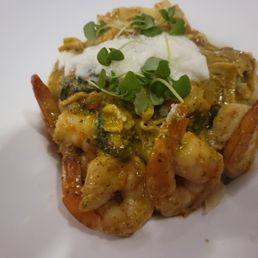 Shrimp linguine entree for $31
