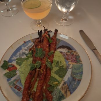 Cellar Door - Oven roasted carrots with a fresh spread of chopped spices. It was quite spicey - Caterers Near Me