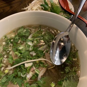 Salween Thai - Pho with meat balls and round eye steak - Thai Near Me - Omaha, Nebraska Salween Thai - Pho with meat balls and round eye steak - Thai Near Me - Omaha, Nebraska