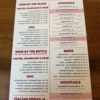 Bartolo's - Menu - Italian Near Me - Salt Lake City, Utah