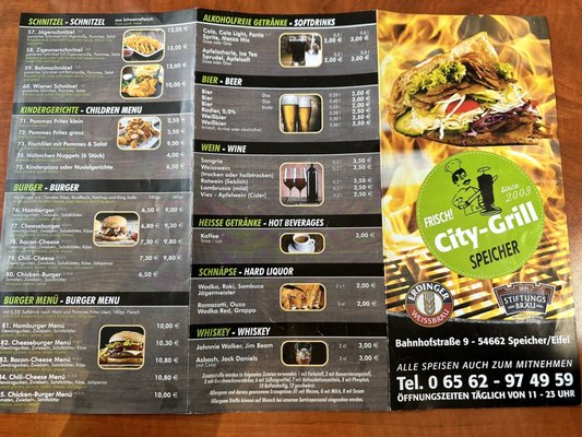 Menu photo 1 City Grill Speicher, RP