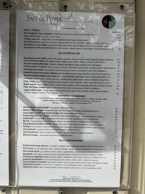 Menu photo 3 Salt & Pepper Tiburon, CA