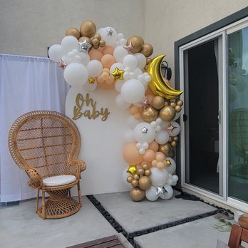 Custom Shaboholic Events - Balloon Garland photobooth backdrop decorations party event wedding baby shower bridal shower reception holiday corporate funeral 
birthday - Balloon Services Near Me