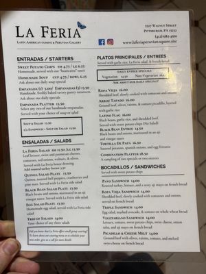 Menu photo 4 La Feria Pittsburgh, PA