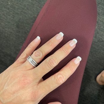 Lee Nails Bar - French gel manicure with strengthen gel will last me up to 5 weeks - Nail Salons Near Me - Huntersville, North Carolina Lee Nails Bar - French gel manicure with strengthen gel will last me up to 5 weeks - Nail Salons Near Me - Huntersville, North Carolina