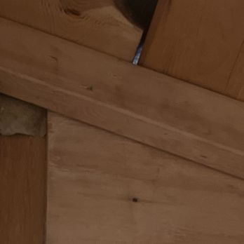 BowTie Roofing - Daylight looking up from inside ceiling - Roofing Near Me
