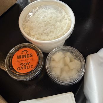 Wings Korean Chicken - Rice and radish - Korean Near Me - Las Vegas, Nevada Wings Korean Chicken - Rice and radish - Korean Near Me - Las Vegas, Nevada