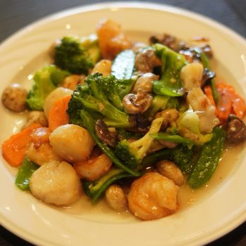 Chin's Szechwan - Encinitas - Imperial Double Happiness (Shrimp & Scallop) (Gluten Free) - Chinese Near Me - Encinitas, California Chin's Szechwan - Encinitas - Imperial Double Happiness (Shrimp & Scallop) (Gluten Free) - Chinese Near Me - Encinitas, California