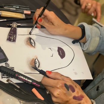 Marby Makeup - Makeup face chart for photoshoot by Marby. - Makeup Artists Near Me