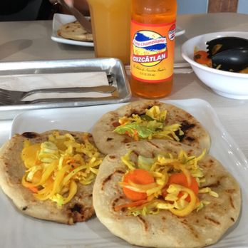 El Nuevo San Miguel - Pupusas de queso con loroco were so good! - Salvadoran Near Me - Riverside, California El Nuevo San Miguel - Pupusas de queso con loroco were so good! - Salvadoran Near Me - Riverside, California