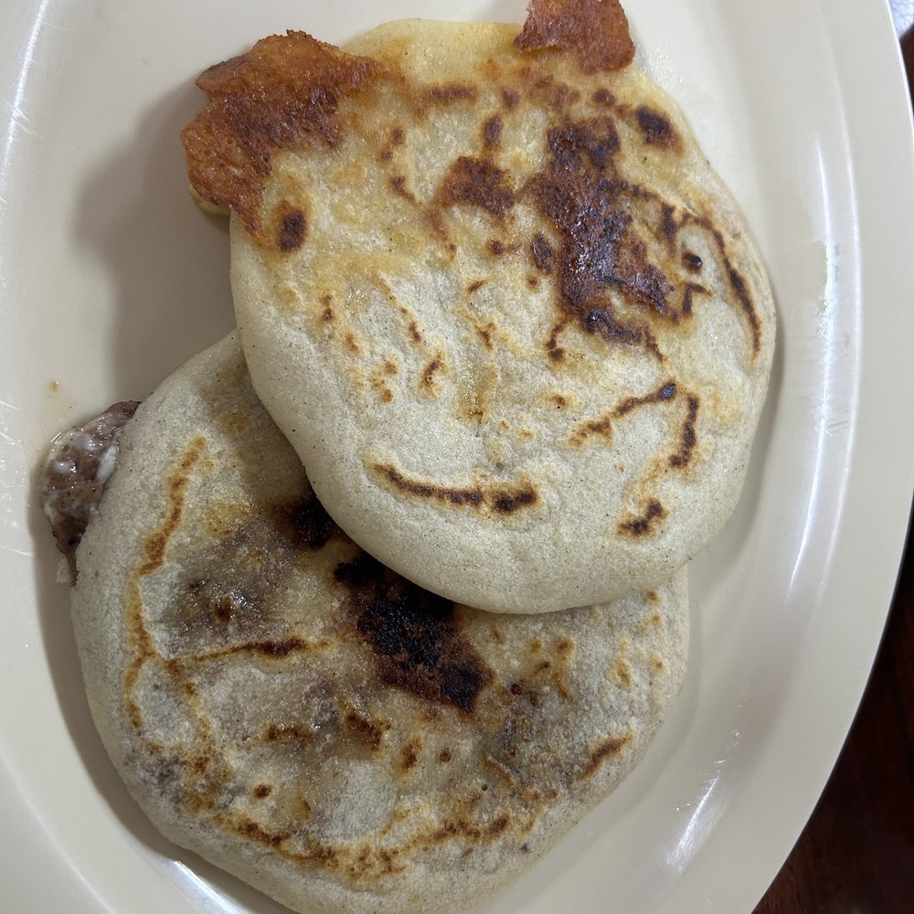 Los Platanares - Chicken papusa and bean and cheese papusa - Salvadoran Near Me - Hayward, California Los Platanares - Chicken papusa and bean and cheese papusa - Salvadoran Near Me - Hayward, California