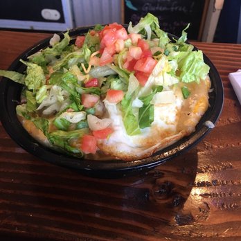 Arlene's Beans & Salsa - Enchilada breakfast bowl. I like it with lettuce and tomato! - New Mexican Cuisine Near Me - Monument, Colorado Arlene's Beans & Salsa - Enchilada breakfast bowl. I like it with lettuce and tomato! - New Mexican Cuisine Near Me - Monument, Colorado
