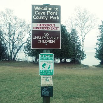 Cave Point County Park - There be rules - Parks Near Me - Sturgeon Bay, Wisconsin Cave Point County Park - There be rules - Parks Near Me - Sturgeon Bay, Wisconsin