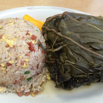 Kuhio Grille - One pound Lau Lau and fried rice combo: super yummy! - Hawaiian Near Me - Hilo, Hawaii Kuhio Grille - One pound Lau Lau and fried rice combo: super yummy! - Hawaiian Near Me - Hilo, Hawaii