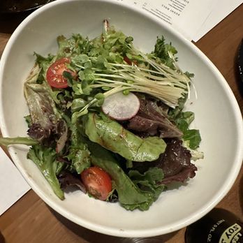Katsuyama - Spring salad had the best dressing and tasted very fresh - Izakaya Near Me - Palm Desert, California