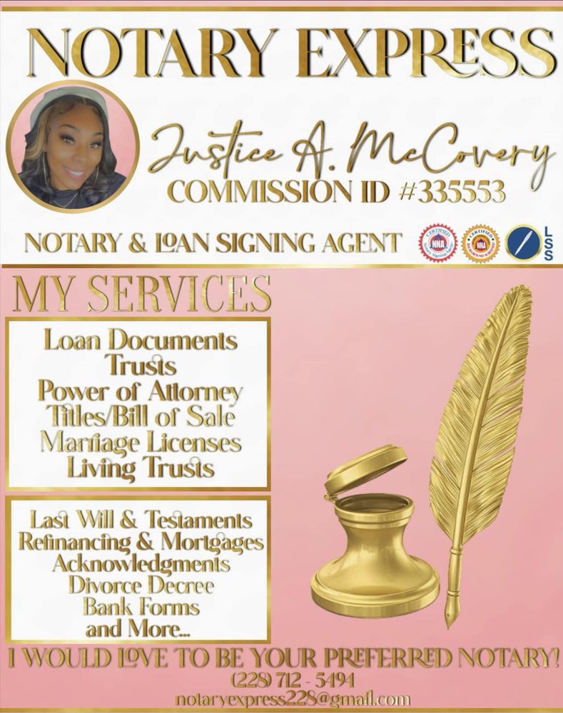 NOTARY EXPRESS Gautier, Mississippi Notaries Phone Number Yelp