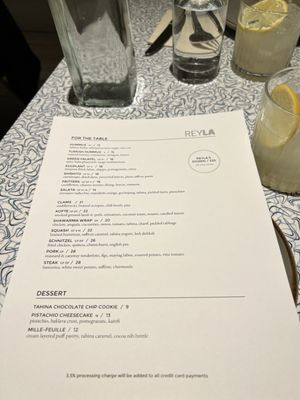 Menu photo 1 REYLA Asbury Park, NJ Menu photo 1 REYLA Asbury Park, NJ