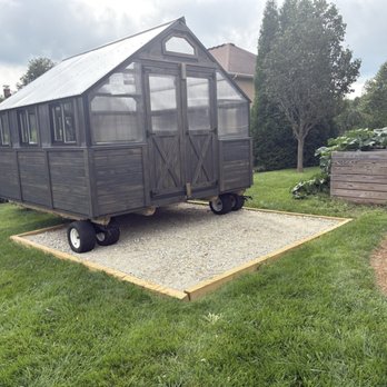 Yoderbilt Greenhouses - Moving our greenhouse onto our gravel pad - Sheds & Outdoor Storage Near Me - Fort Smith, Arkansas Yoderbilt Greenhouses - Moving our greenhouse onto our gravel pad - Sheds & Outdoor Storage Near Me - Fort Smith, Arkansas