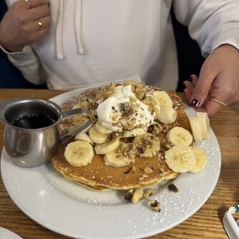 Jongewaard's Bake n Broil - Banana Nut Pancakes - American Near Me - Long Beach, California Jongewaard's Bake n Broil - Banana Nut Pancakes - American Near Me - Long Beach, California