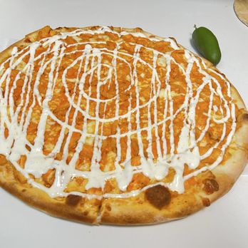 Luciano's Pizza - Buffalo Ranch Pie - Pizza Near Me - Bronx, New York Luciano's Pizza - Buffalo Ranch Pie - Pizza Near Me - Bronx, New York