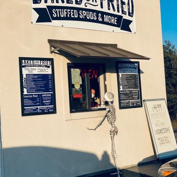 Baked or Fried - We welcome all types of folks. Even really old ones!! - New American Near Me - Bryan, Texas Baked or Fried - We welcome all types of folks. Even really old ones!! - New American Near Me - Bryan, Texas