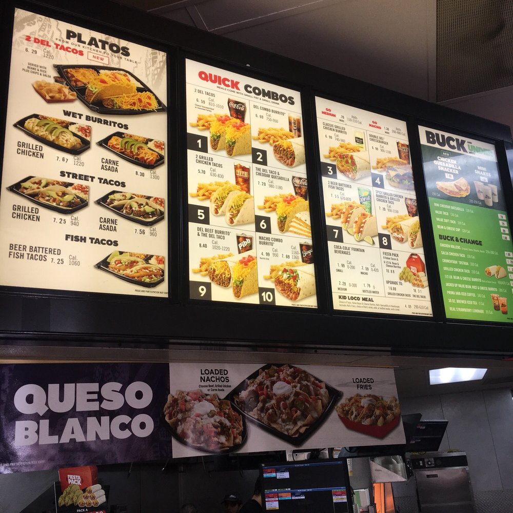 Del Taco - menus and prices - Mexican Near Me - Palm Desert, California