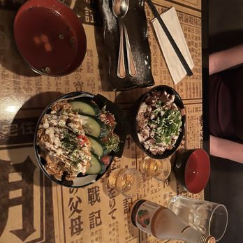 Yuchan Shokudo - SP Double Spicy Tuna Donburi, Chasu Donburi - Ramen Near Me - Davis, California