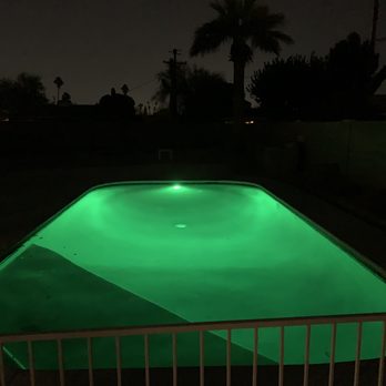 Captain Pools - Light changes all sorts of colors. - Pool & Hot Tub Service Near Me - Tempe, Arizona