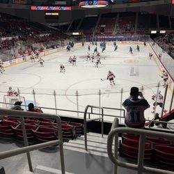 Charlotte Checkers - Not a bad view, but people would stop and block your view