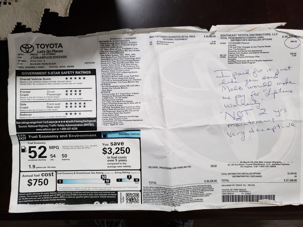 TOYOTA OF VERO BEACH 12 Photos & 41 Reviews 1075 S US Hwy 1, Vero