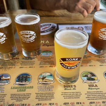 Kona Brewing - beer flight - Pubs Near Me - Honolulu, Hawaii Kona Brewing - beer flight - Pubs Near Me - Honolulu, Hawaii