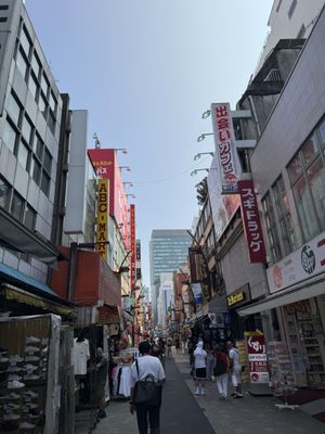 Ueno Ameyoko Shopping Street by null