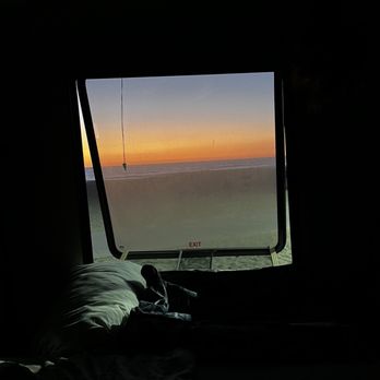 Dockweiler RV Park - Sunset view from the bedroom... - RV Parks Near Me - Playa Del Rey, California